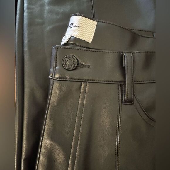 7 For All Mankind faux leather pants -Size 30 -(10) - Picture 2 of 6